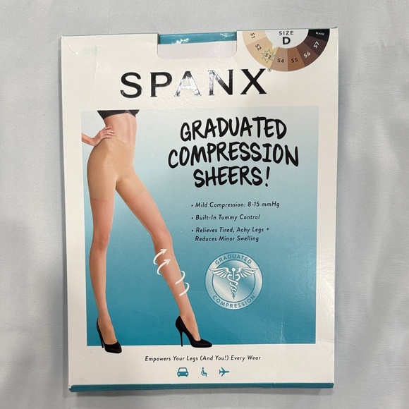 SPANX Graduated Compression Sheers in Nude - Picture 9 of 9